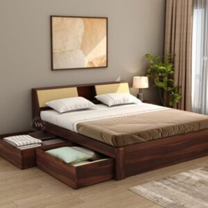Double bed assembly (with storage)