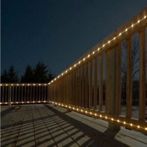 Railing lights installation (2 Rope lights)