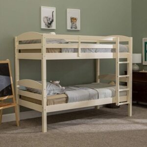 Bunk children bed assembly