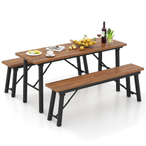 Patio dining set assembly