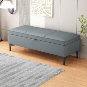 With storage bench assembly