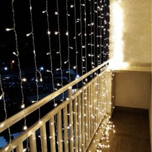 Balcony lights installation (10 String lights)