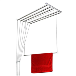 Ceiling-mounted hanger installation (modular frame)