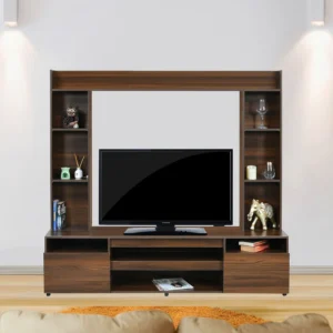 TV unit assembly (bench,storage & cabinet)