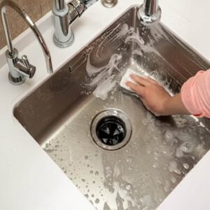 Kitchen Sink & under the sink